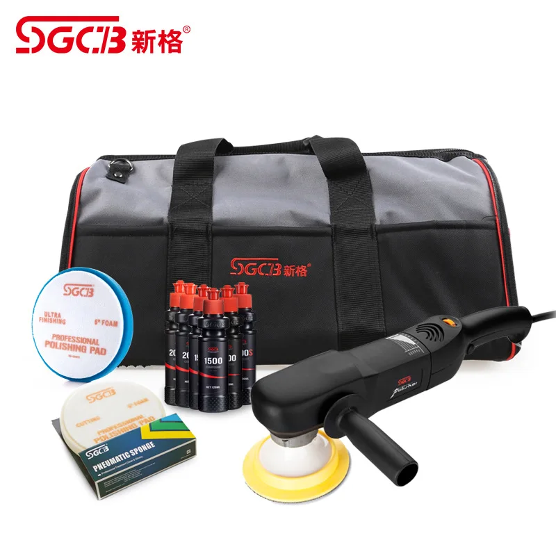 SGCB Heavy Duty Polisher Tool Bag - 20"x11"x11", Multiple Pockets, Waterproof Oxford Fabric
