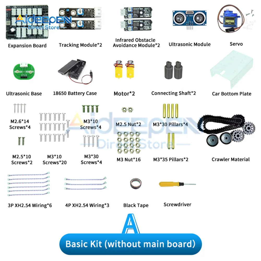 Ultrasonik Engel Algılama Özellikli Akıllı Takipli Robot Kiti, Arduino Uno Programlama DIY Projeleri için Bluetooth Kablosuz Öğrenme Kiti