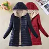 Cozy Autumn Winter Mid-length Jacket S-2XL Women Coat Mid-length Jackets Office Ladies Clothes for Outdoor 6