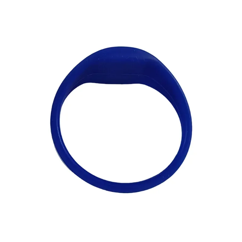 맞춤형 100개입 TK4100 RFID 실리콘 손목밴드 65mm 방수 출입 통제 손목밴드 (수영장, 체육관용)