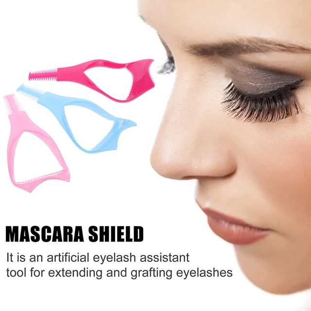 1 pz 3 in 1 strumenti per ciglia trucco Mascara Shield applicatore Guard  Card pettine per arricciare le ciglia strumento per il trucco della curva  cosmetica di bellezza - AliExpress