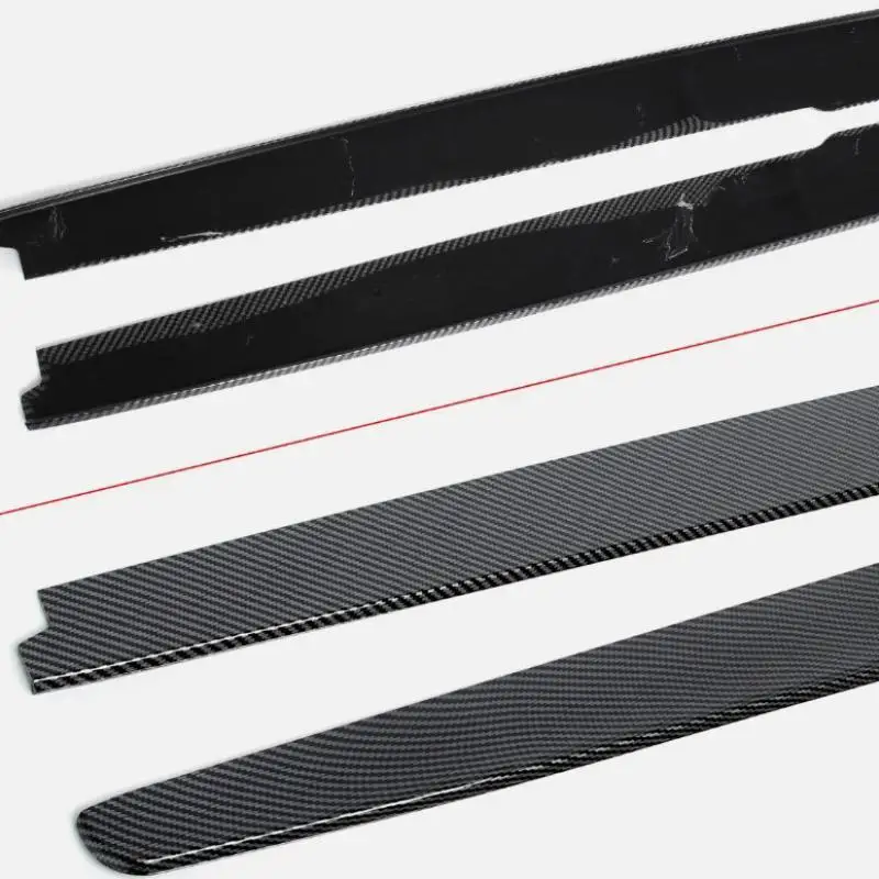 Gloss Black Side Skirts Panels Extension Lip For BMW 5 Series E60 E61 M5 2004~2010 Extension Panel Splitters Diffuser Bodykits