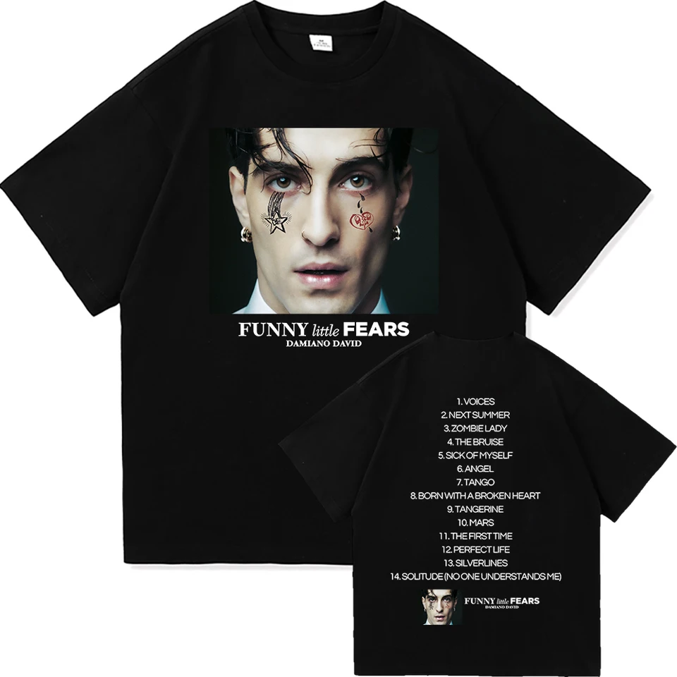 Damiano David Funny Little Fears T Shirt Men/Women Harajuku