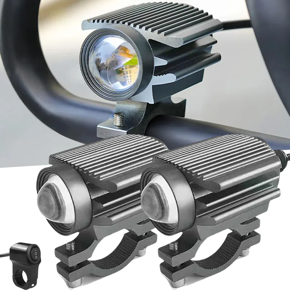 Lámpara De Faro De Luces Antiniebla Retro Universal DC 12V Para Motocicleta | Walmart En Línea