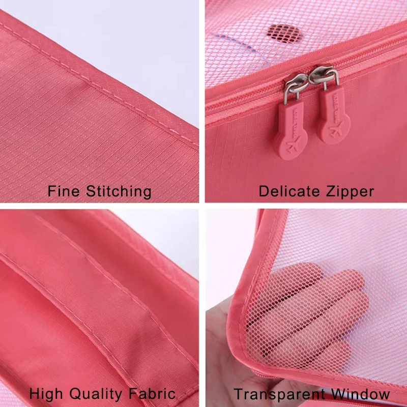 6-Piece Portable Luggage and Travel Storage Set