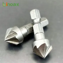 Binoax 90 Degree Countersink Drill Chamfer Bit 1/4