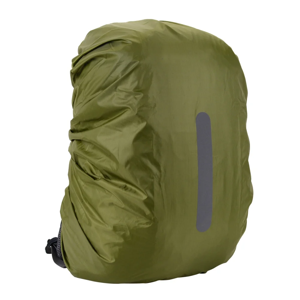 Night Walking Safety Reflective Back Cover Outdoor Camping Hiking Mountaineering Backpack Bag Waterproof Rain Cap Cover