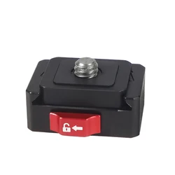 Quick Release Plate Clamp - Instant Camera Mounting for Video Tripods and Stabilizers (Type K)
