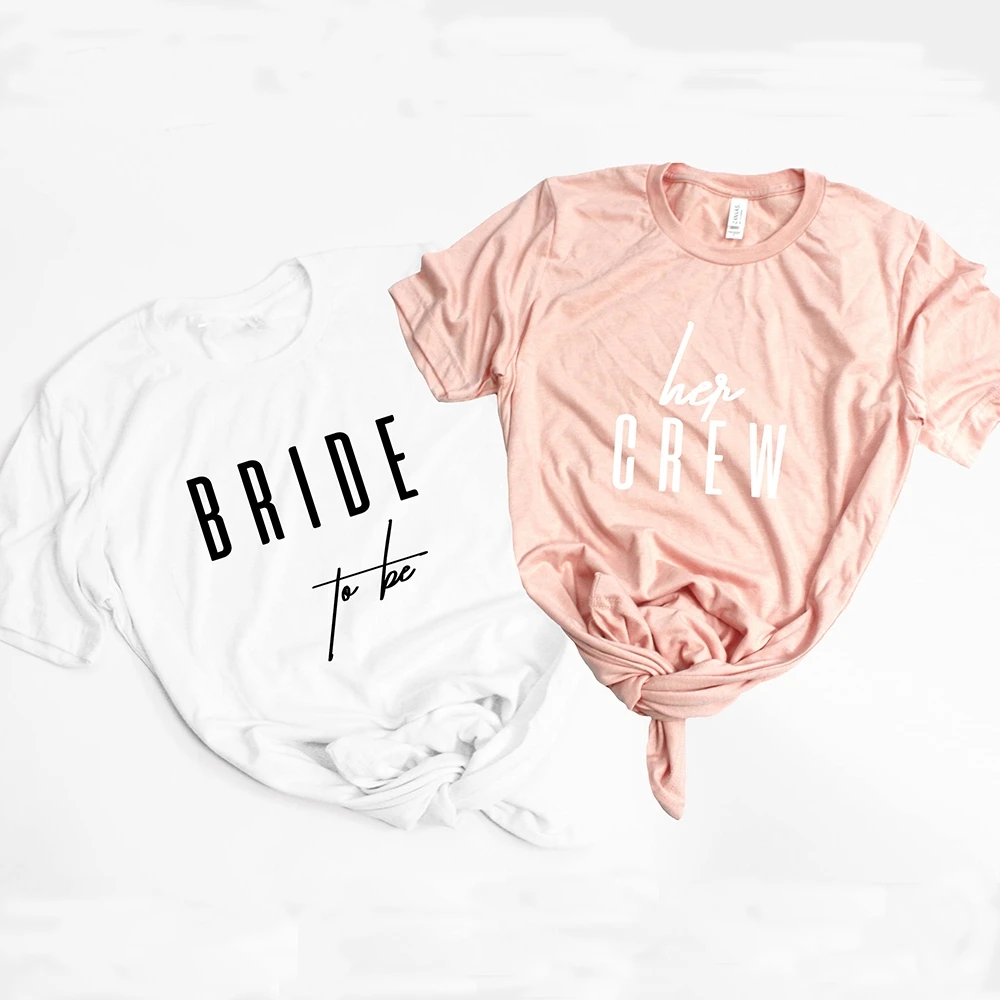 

Рубашка Bride To Be с коротким рукавом женская футболка подружки невесты женская футболка