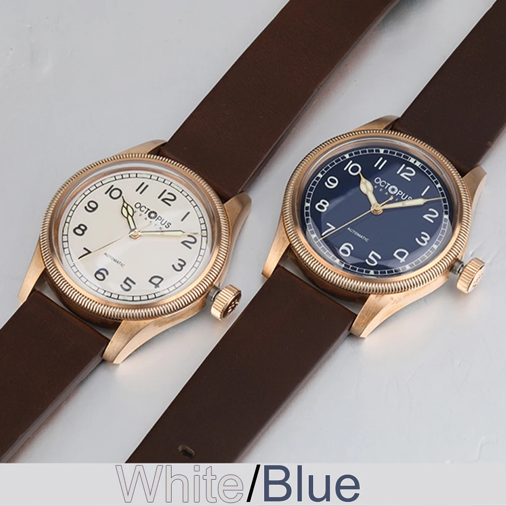 Octopus Kraken tin bronze Automatic Machine Watch 100M Waterproof