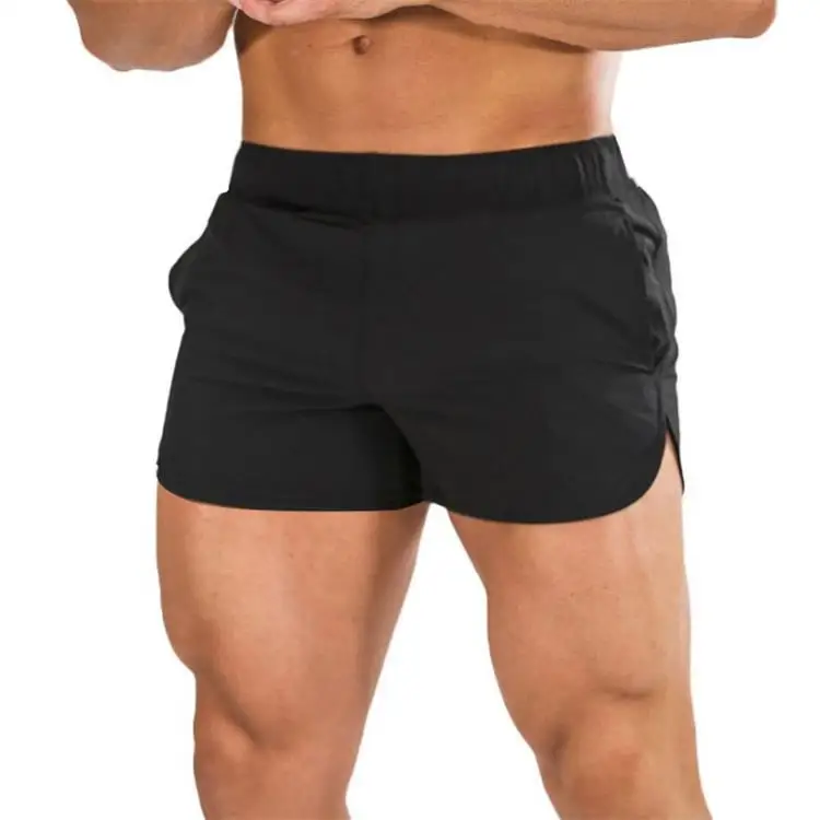 Muscle Workout Shorts Invisible Open Crotch Run Outdoors Short Summer Elastic Thin Basketball Shorts Quick-Dry Pants sweatpants