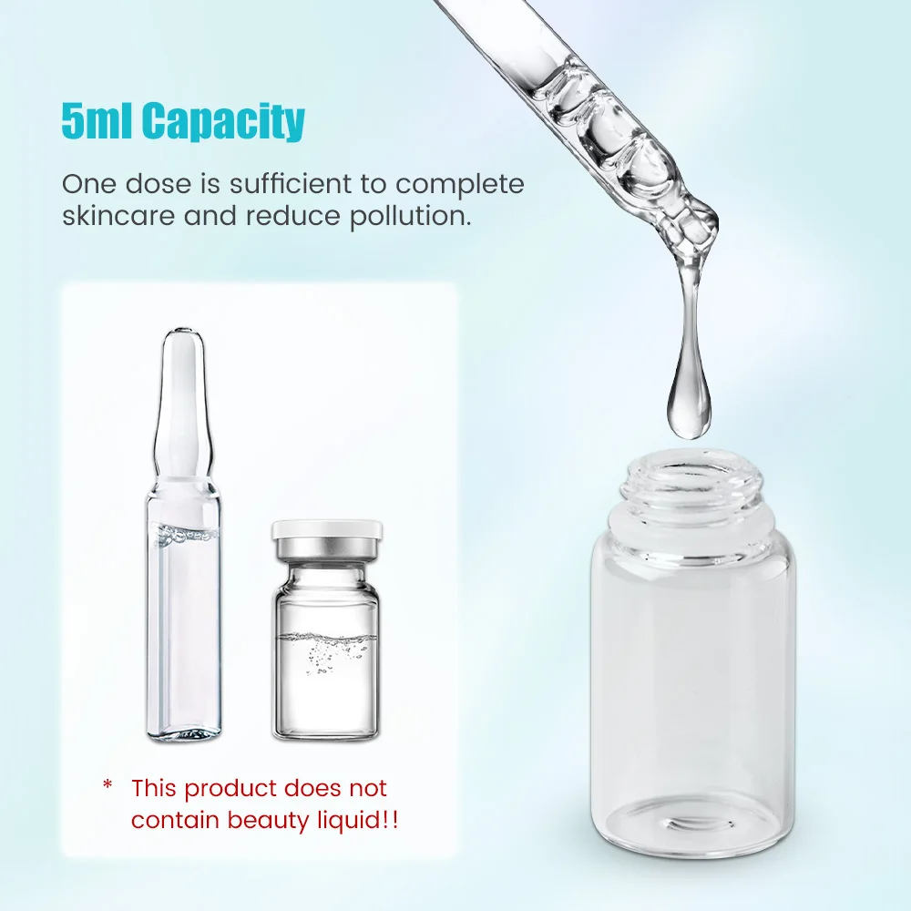 Derma Needles 20 Pin Micro Needle Titanium Tips Skin Facial Hydration Bottle Stamp Serum Injection Beauty Tool Derma Roller