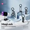 Magnetic Mount Phone Holder Portable Selfie Stick Tripod for Travel Desktop Selfie Stand