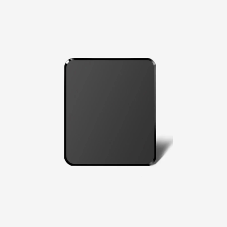 משטח עכבר קשה משטח עכבר קטן לנסיעות עסקי שחור משטח עכבר למשרד בית מיטה ספה