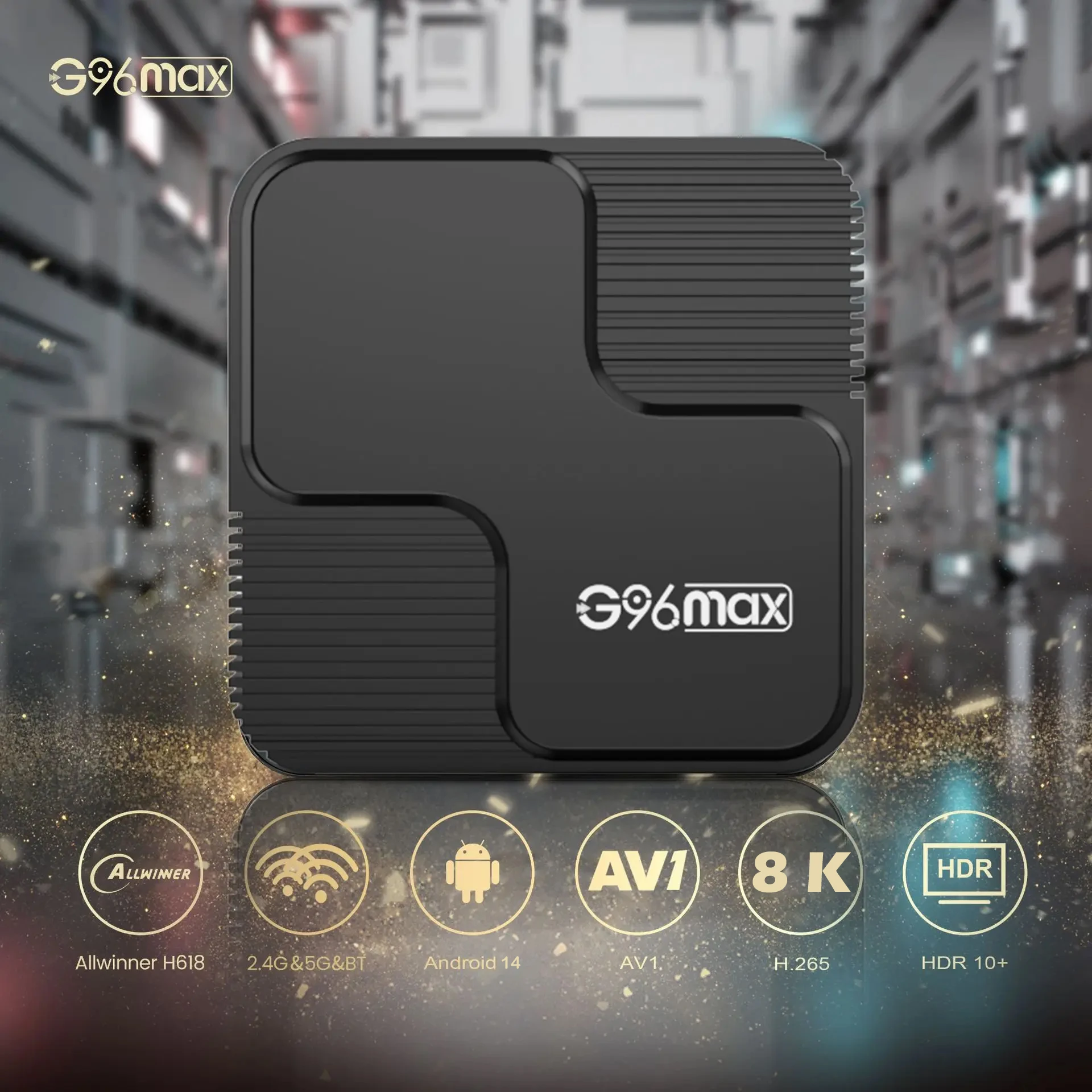 Android TVBOX G96 max　4G 64G 米国プラグ S4527bba1cfe348c987c10bf23b98a