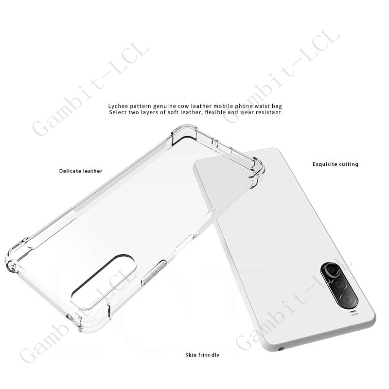Premium Shockproof Anti-Falling TPU Silicone Case for Sony Xperia - Ultimate Protection Back Cover