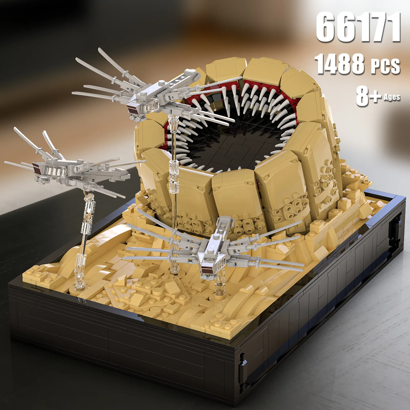 Idea Game Movie Scene Bausteine Monster Sandwurm Ornithopter Konstruktionsmodellbausätze Ziegelsteine Spielzeugsammlung als Geschenk