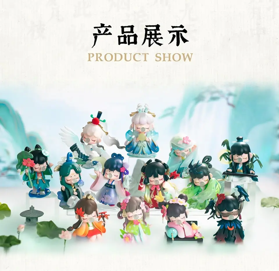 Robotime Rolife Nanci Chinese Poetry Blind Box Figures