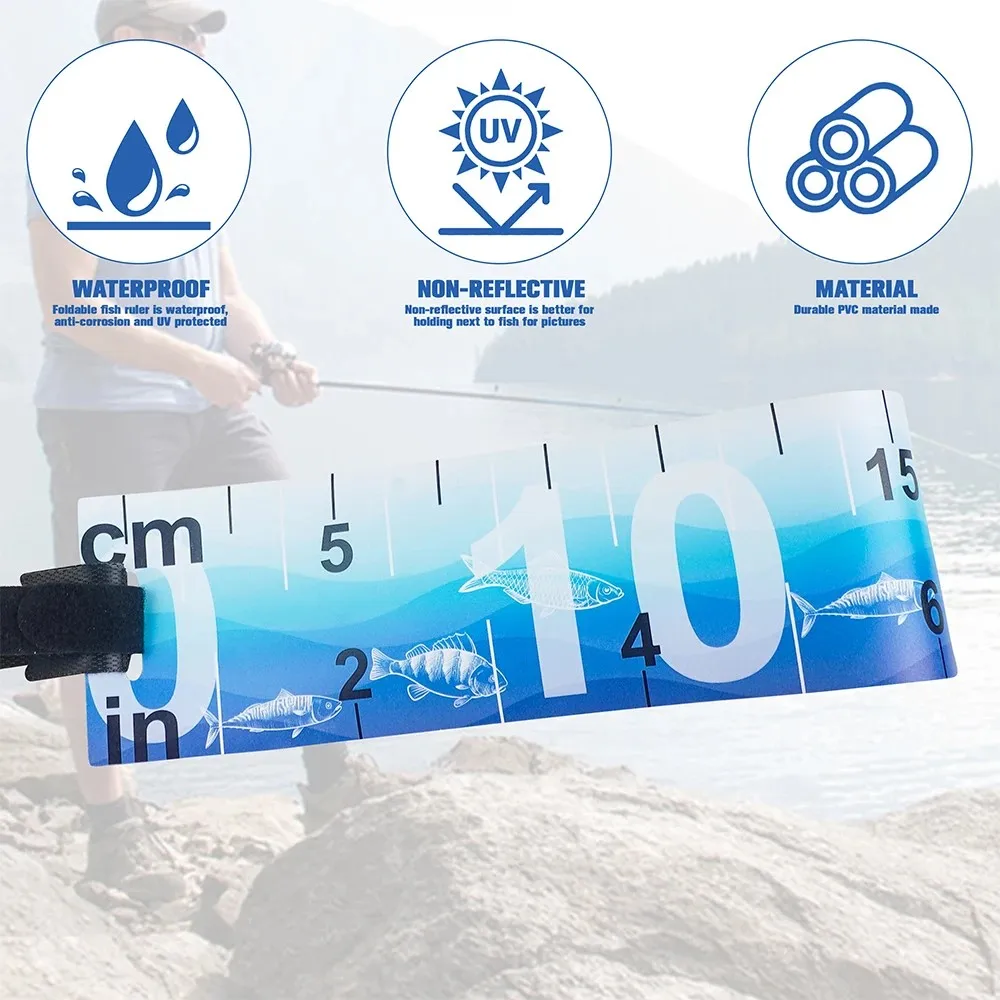Fishing Accessories Waterproof Measuring Ruler 1Pcs