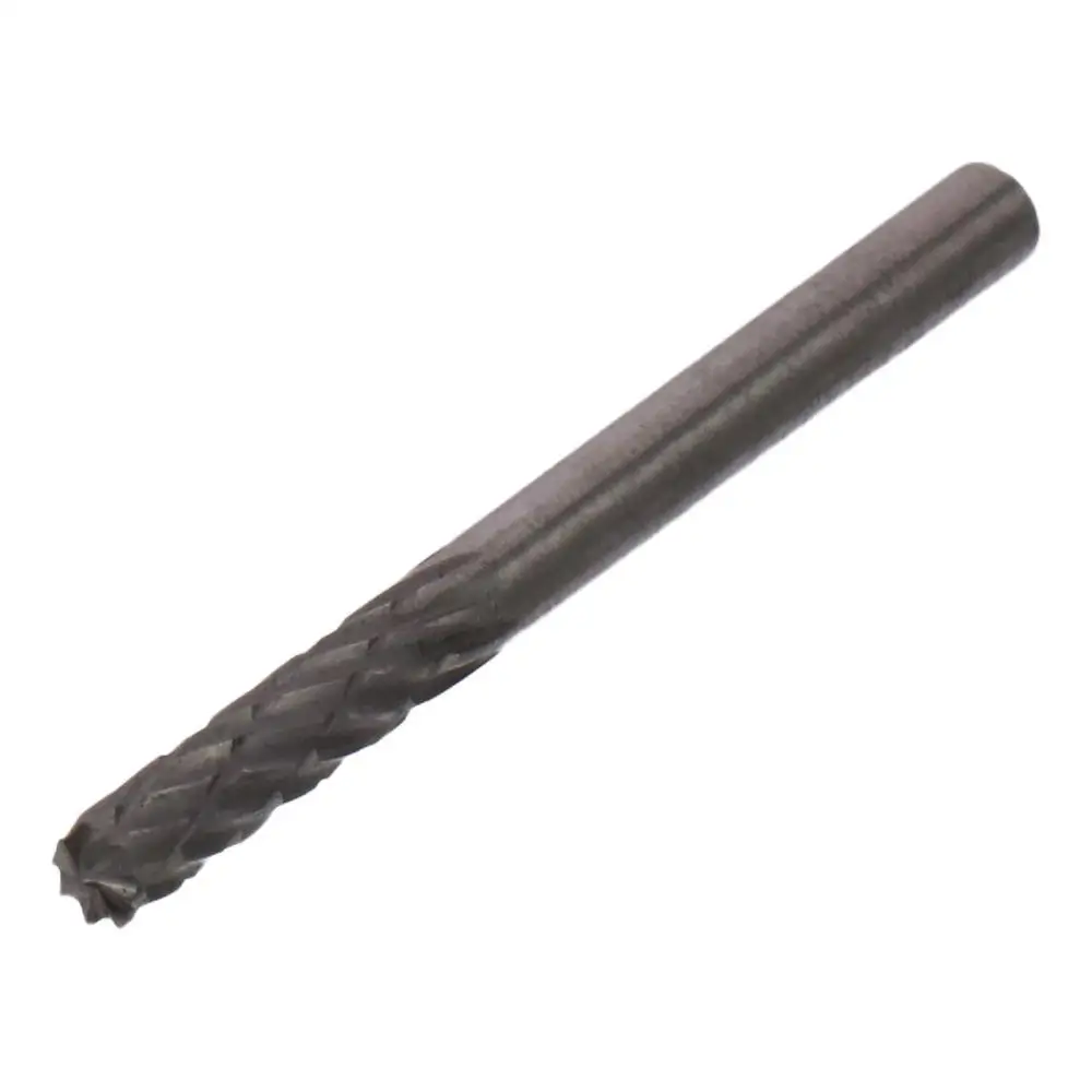 1/8" Shank Rotary Files High-quality Double Cut Tungsten Carbide Cylindrical Radius Burrs Tool for Die Grinder Drill Bit