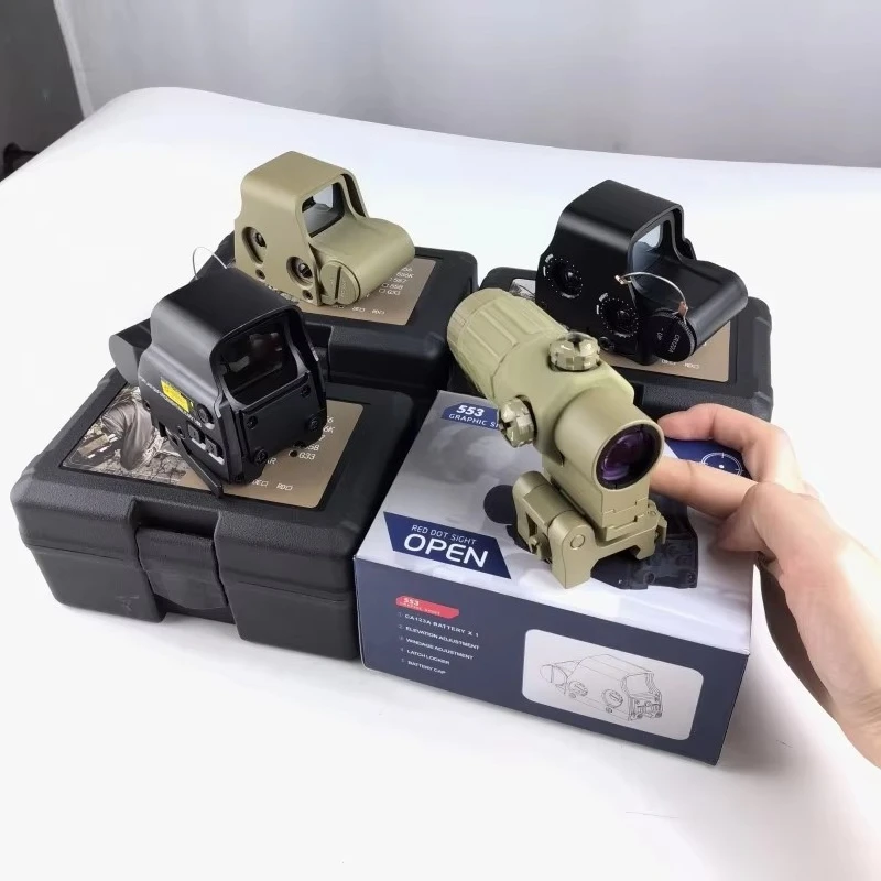 Rifle Scope 551 552 553 556 558 Red Green Dot Holographic Sight G33 Hunting Reflex Sights 20mm Mount Airsoft Gun Collimator