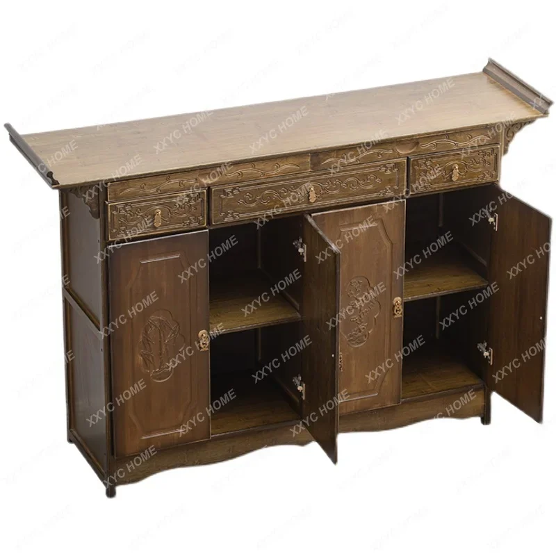 

Алтарь Будды, буддийский домашний нишевый алтарь, Новый китайский стиль, горелка для благовоний, стол для молитвы, алтарь