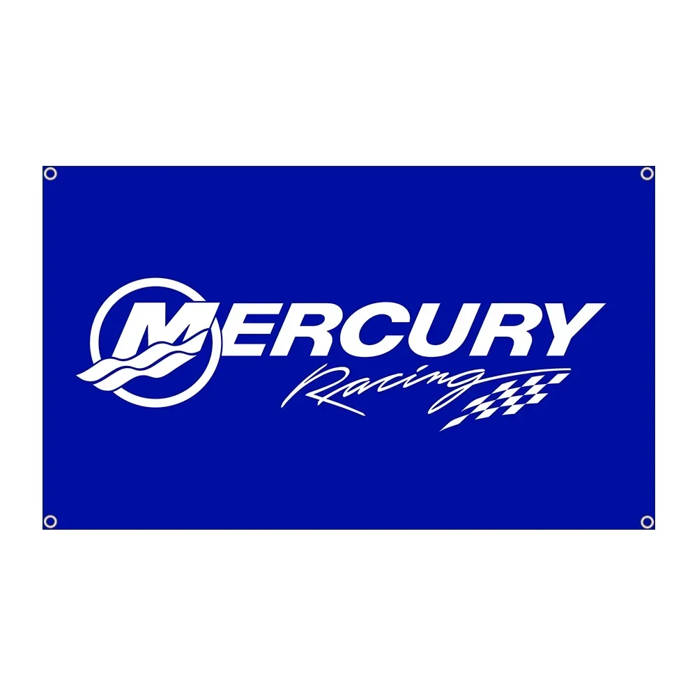 

3X5FT Flag Mercury Racing Car Flag Banner Decoration 90x150cm 3x5 ft banner flag decoration bannerB