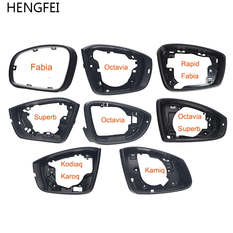 

Accessories For Car Skoda Fabia Rapid Octavia Superb Kodiaq Karoq Kamiq Rearview Mirror Frame