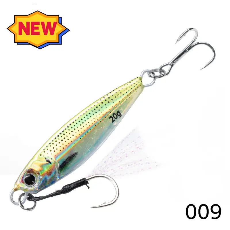 Hunthouse Metal Jig Fishing Lure Sinking Slow Jigging 7g-80g Casting Hard Bait Saltwater Artificial Pike SeaBass Fish Tackle - Image 9