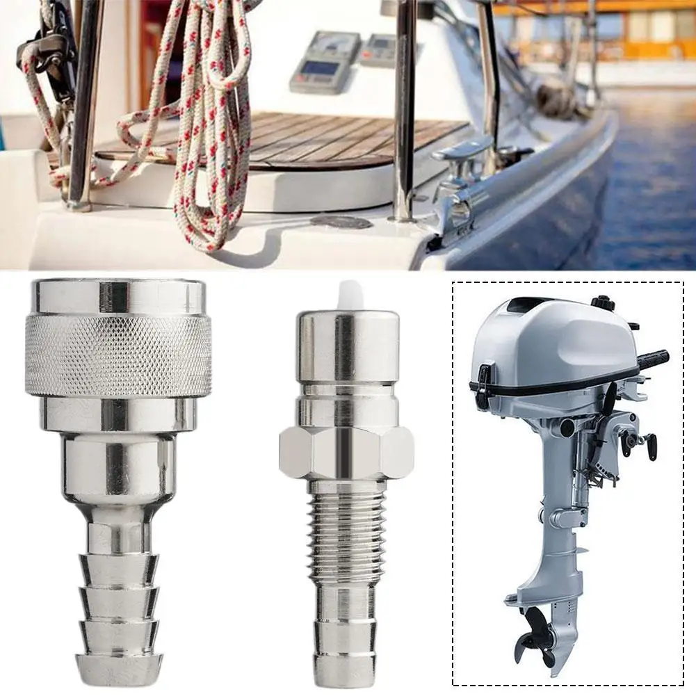 Boat Marine Outboard Engine Fuel Connector 2PCS For Tohatsu Engine 5HP To 90HP