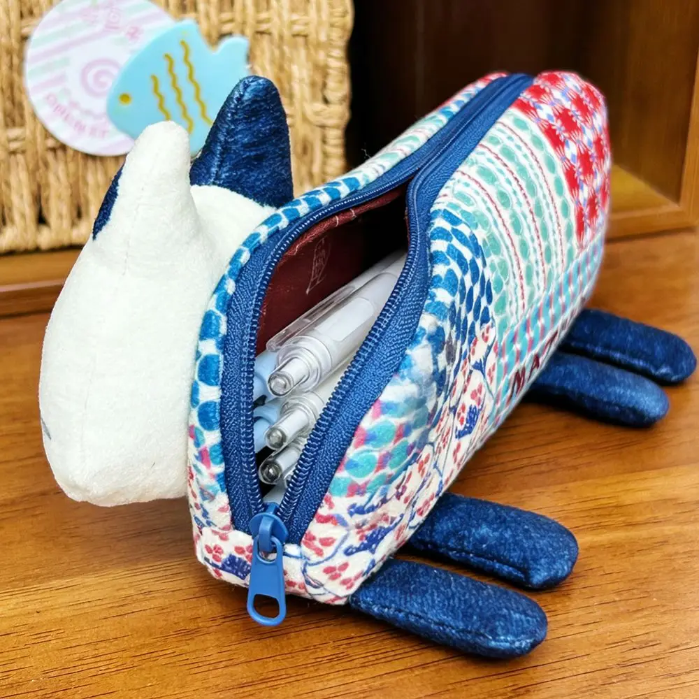 대용량 고양이 등반 연필 케이스 휴대용 메이크업 가방 고양이 보관 가방 재미있는 다기능 학생 문구 가방