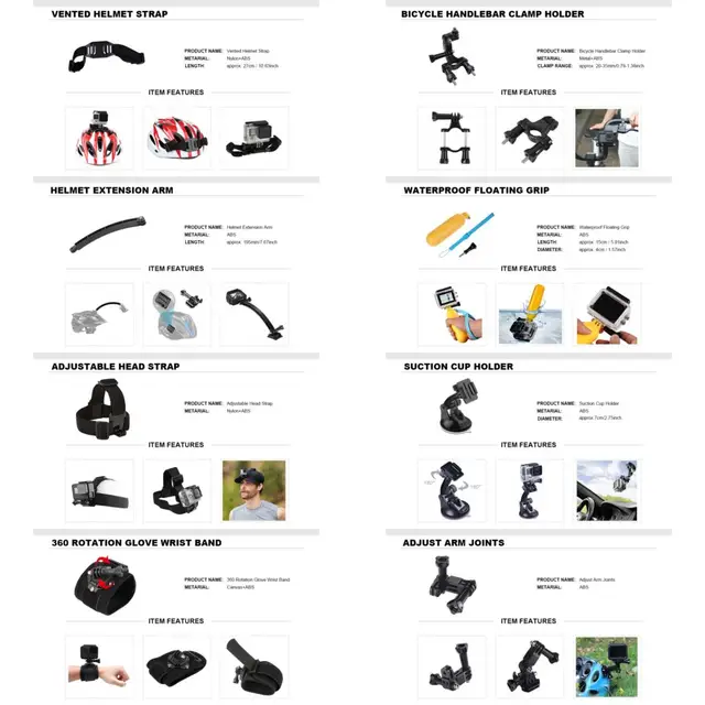 50-in-1 Action Camera Accessory Kit 3
