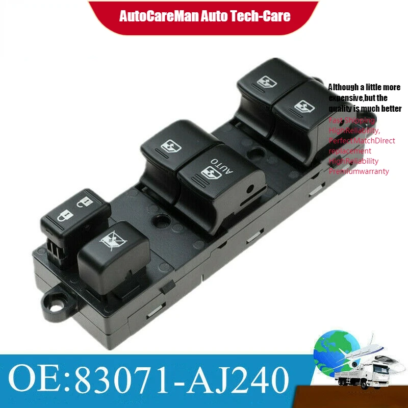 

Fit for Subaru Outback 2013-2015 Power Master Window Switch Control 83071-AJ240