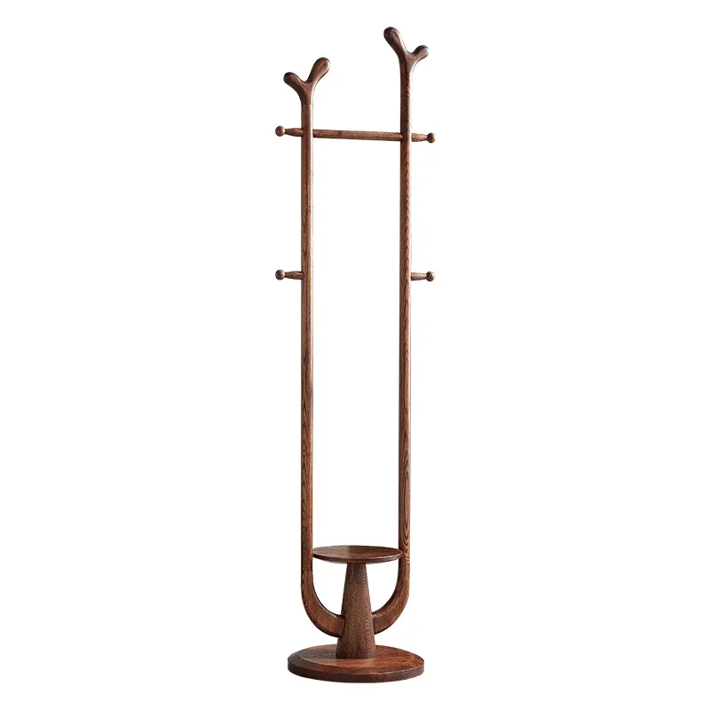 

Qf Hanger Floor Bedroom Simple Solid Wood Clothes Rack Coat Rack
