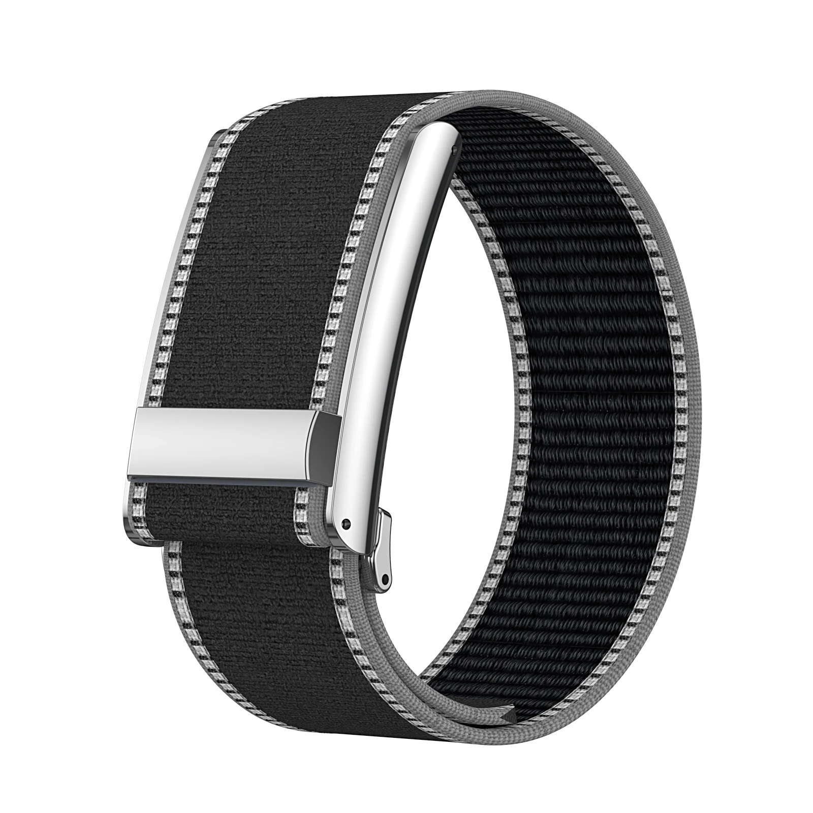Adjustable Full-Coverage Nylon Strap with Leather Fastening - Water-Resistant Durable Armband Wristband
