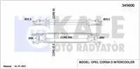 345600 Turbo Radiatore Corsa D Z13Dtj