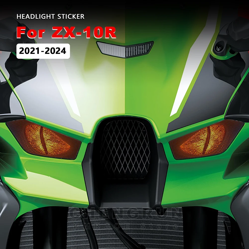 Headlight Sticker Waterproof Motorcycle Decals for Kawasaki ZX10R
