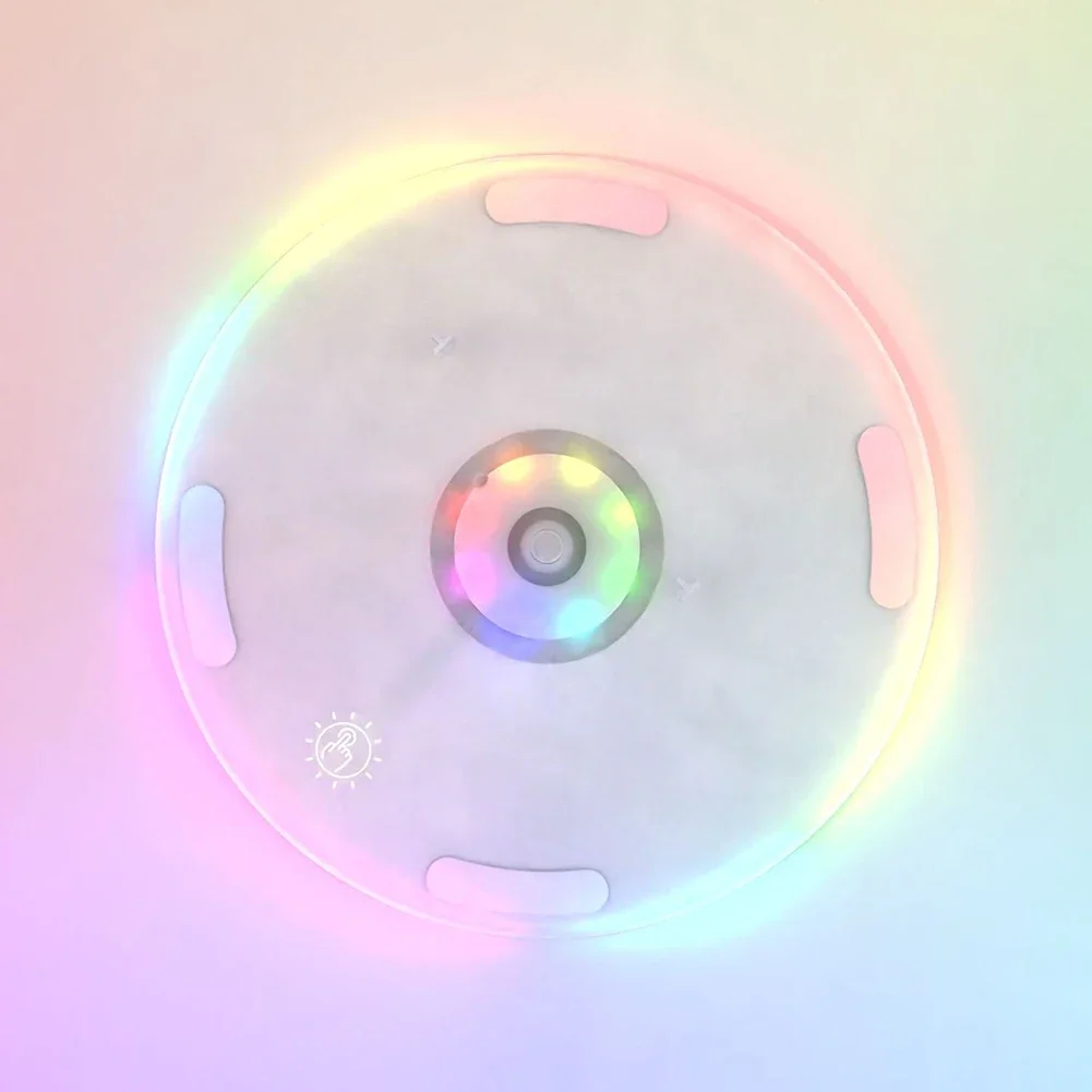  플레이스테이션 5 용 슬림 수직 스탠드, 게임 콘솔 베이스 브래킷, RGB 라이트 클리어 베이스 스탠드, PC 디스플레이 베이스 스탠드
