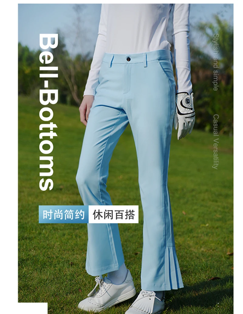 New Golf Apparel Pants Women's Micro Horn Outdoor Leisure Stretch
