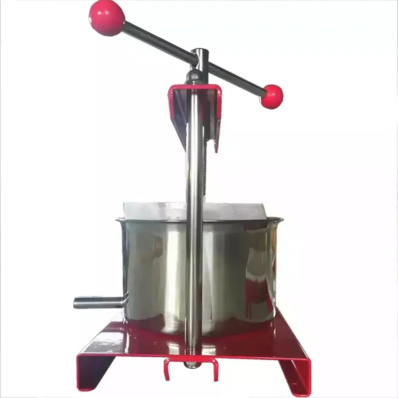 Cheese Tincture Herb Fruit Wine Manual Press Extractor Stainless Steel Barrels Press Machine for Juice, Vegetable,Wine,Olive
