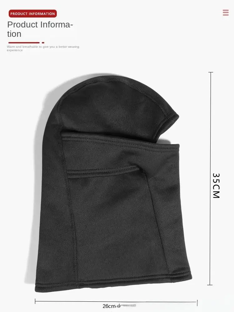 Winter Ski Cycling Face Mask Fleece Balaclava Polar Fleece Helmet Inner Cap