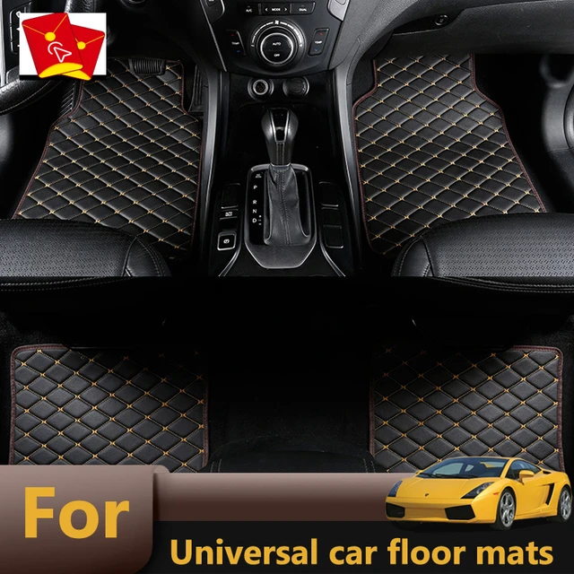 Tapis de sol de voiture universel en cuir Pvc, imperméable, protège-pieds  de haute qualité, adapté à tous les modèles 99%, accessoires de voiture -  AliExpress