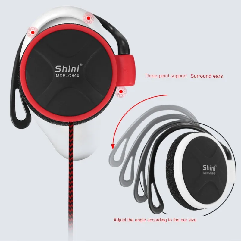 3.5mm Ear Hook Headphones MP3/MP4 laptop sports earplugs