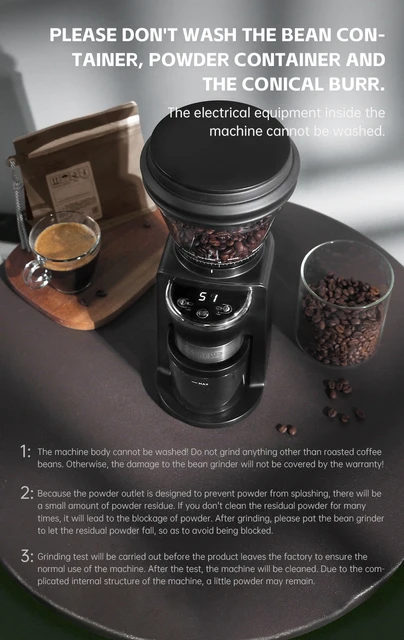 HiBREW 8 Settings Electric Coffee Bean Grinder for Espresso or America –  Boss Brew Coffee