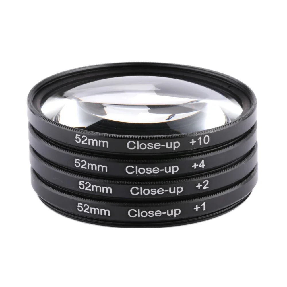 Close Up Macro Filter +1+2+4+8+10 Close-UP 37MM 40.5MM 43 49 52MM 55MM 58MM 62MM 67MM 72MM 77MM 82MM for Canon Nikon Sony Camera 2