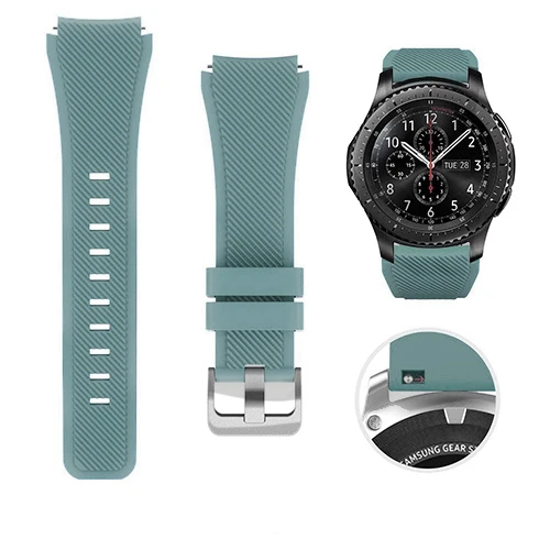 ตัวเลือกสินค้า สายซิลิโคนนาฬิกาสมาร์ทวอช รองรับ Samsung Galaxy Watch 3/4/5 และ Huawei GT 2