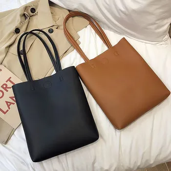 Borsa tote da donna Borsa sotto le ascelle alla moda Borsa a tracolla in morbida pelle PU di grande capacità Borsa a tracolla retrò Borse a secchiello portatili casual