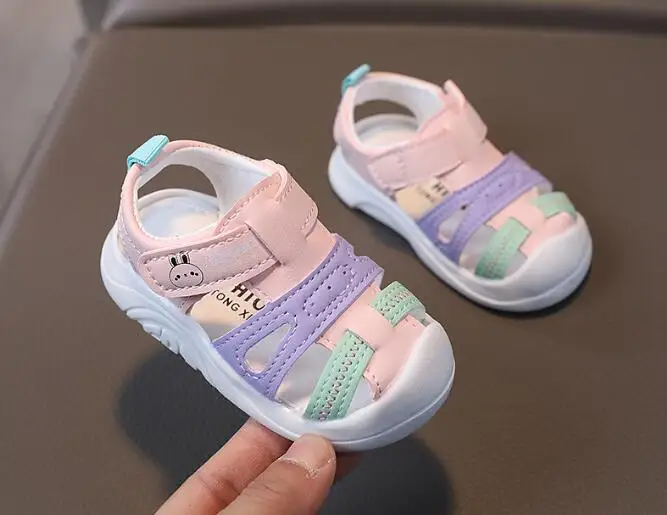 Children Casual Breathable Infant Running Sneakers Boys Kids Mesh Breathable Anti-Slip Walking Toddler Non-Slip Soft Soled Shoes