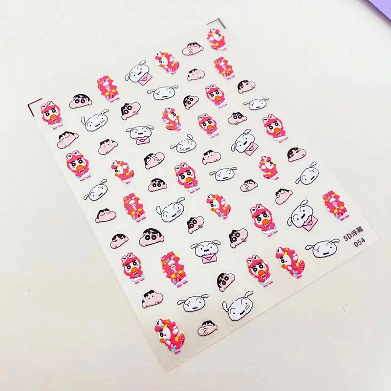 

Crayon Shin-chan Cute Cartoon Stickers Kawaii Periphery Toy Adorkable Trunk Notebook Hand Account Decorate Lovely Nail Patches
