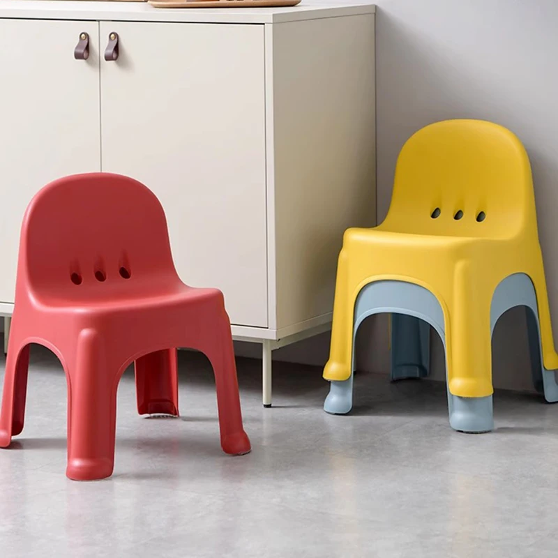 Children's Folding Chair Designer Child Room Furniture Wooden Chairs Car Kindergarten Baby Small School Plastic Safety Seats